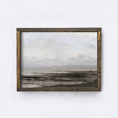 Vintage Print Framed | Seascape Painting A129