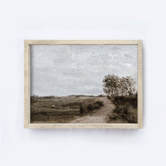 Vintage Wood Sign | Landscape Print A141