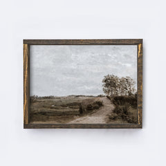 Vintage Wood Sign | Landscape Print A141