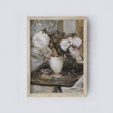 Vintage Wood Sign | Flower Vase Wood Sign A142