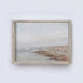Vintage Neutral Beach Print | Coastal Wall Art A165