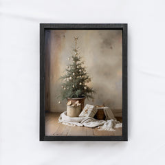 Vintage Christmas Tree | Christmas Tree Painting A230