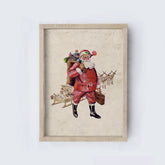 Santa Claus Christmas Print | Vintage Watercolour A251