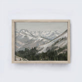Vintage Mountain Painting A266