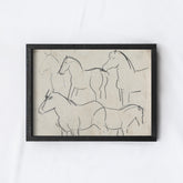 Vintage Horse Sketch A272