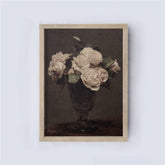 Dark Vintage Flowers Still Life A281