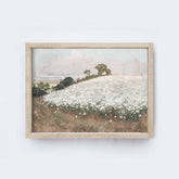 Vintage Flower Landscape Painting A284