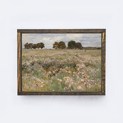 Vintage Print Framed |Spring Meadow A79