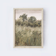 Vintage Print Framed | Fall Harvest Vertical A81