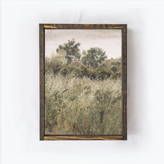Vintage Print Framed | Fall Harvest Vertical A81