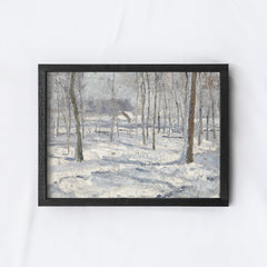 Vintage Print Framed | Winter Forest A84