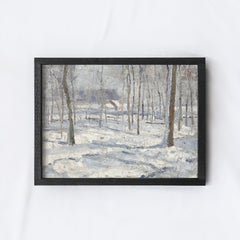Vintage Print Framed | Winter Forest A84