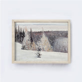 Vintage Print Framed | Winter Trees A85