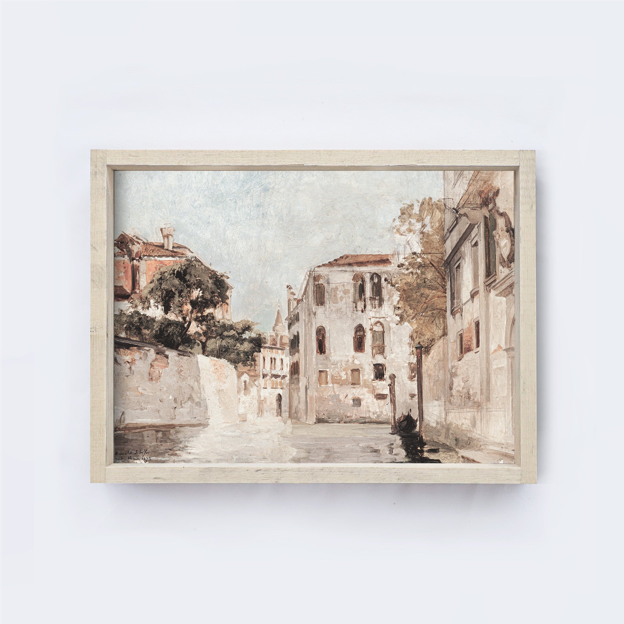 Vintage Print Framed | Venice A88