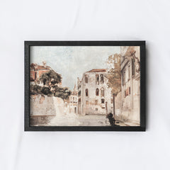 Vintage Print Framed | Venice A88