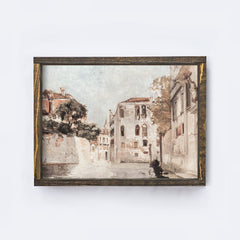 Vintage Print Framed | Venice A88