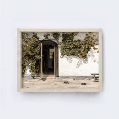 Vintage Print Framed | European Inn A90