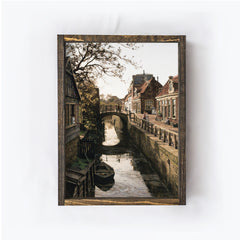 Vintage Print Framed | Amsterdam Canals A94