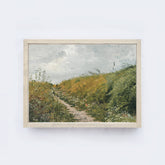 Man On A Path Landscape Painting A64