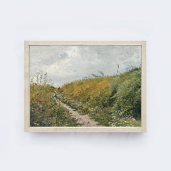 Man On A Path Landscape Painting A64