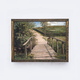 European Countryside With Bridge A33