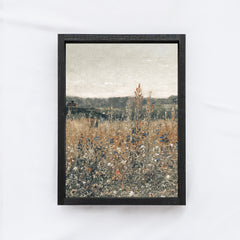 Vintage Wildflower Field Painting A32