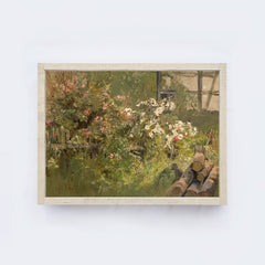 Vintage Print Framed | Blooming Garden A78