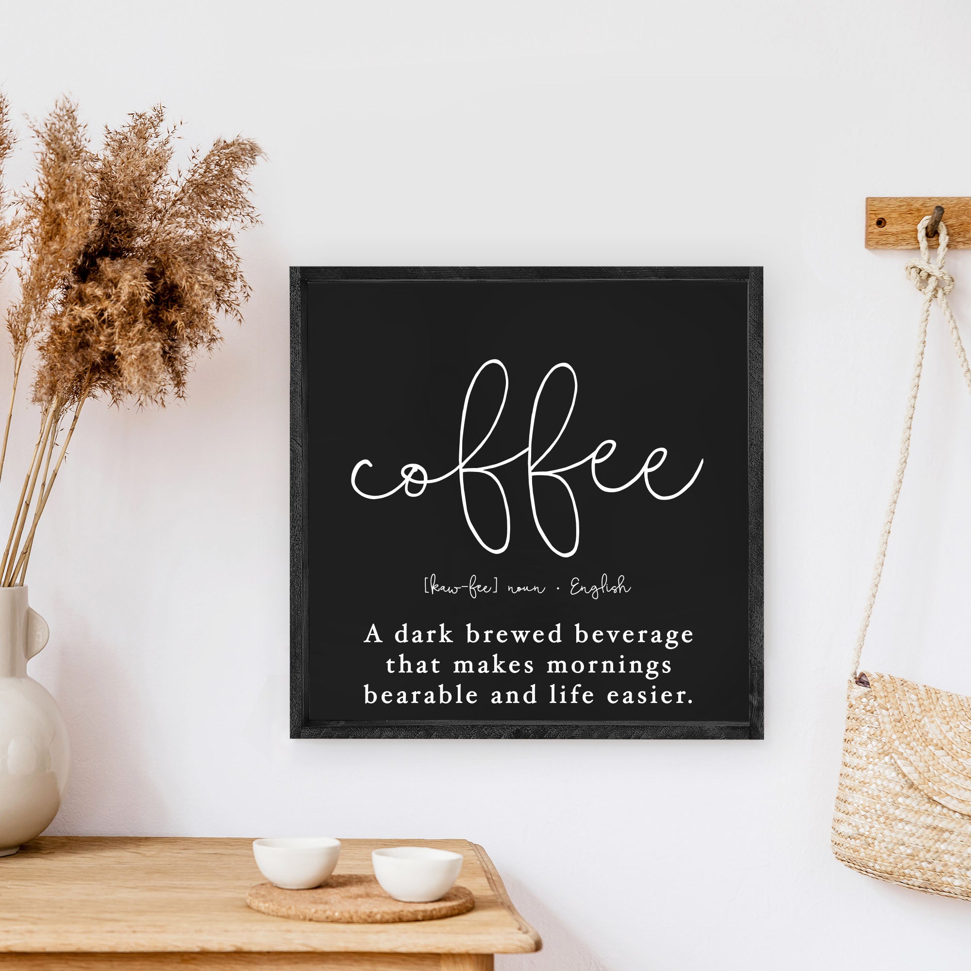 coffee definition sign