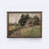 Vintage Landscape Painting A77