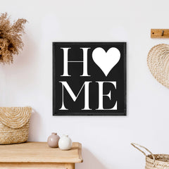 Home and Heart Wood Sign