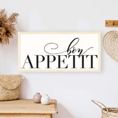 bon appetit wood sign hoekstra decor