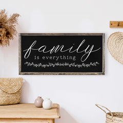 family is everything wood sign family is everything wood sign hoekstra decor