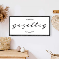 gezellig wood sign hoekstra decor