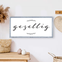 gezellig wood sign hoekstra decor