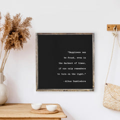 Happiness Can Be Found Wood Sign