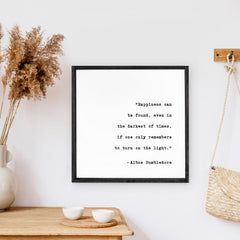 Happiness Can Be Found Wood Sign