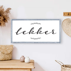 lekker wood sign hoekstra decor wholesale wood signs