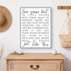 love grows best wood sign, hoekstra decor, wholesale wood signs canada