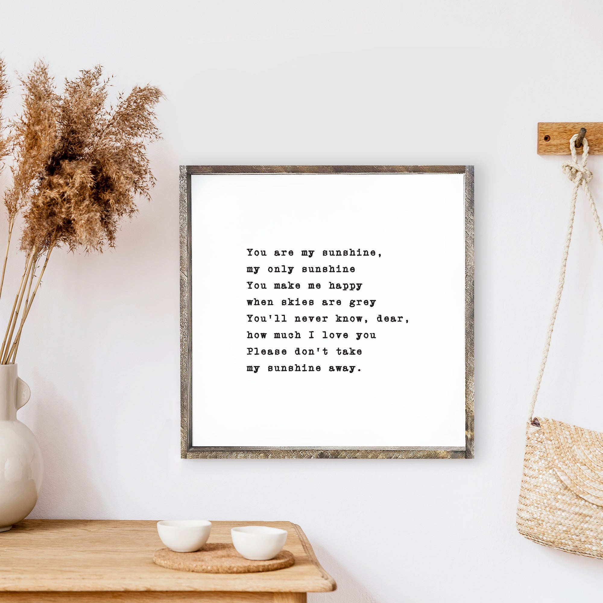 you are my sunshine, hoekstra decor