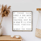 Winnie The Pooh Wood Sign