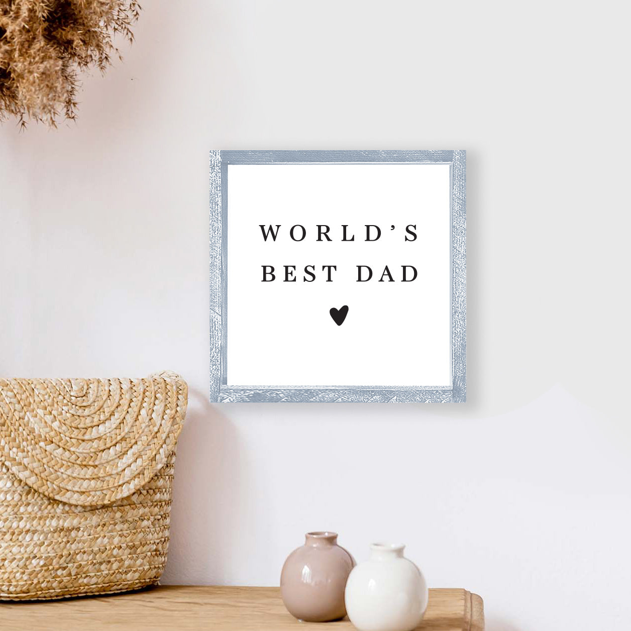 World's Best Dad Wood Sign