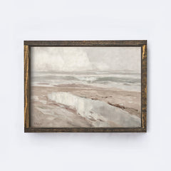 Vintage Print Framed | Sea Ocean Painting A116