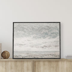 Vintage Print Framed | Sea Coastal Painting A118