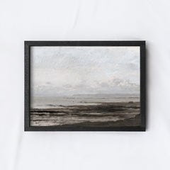 Vintage Print Framed | Seascape Painting A129