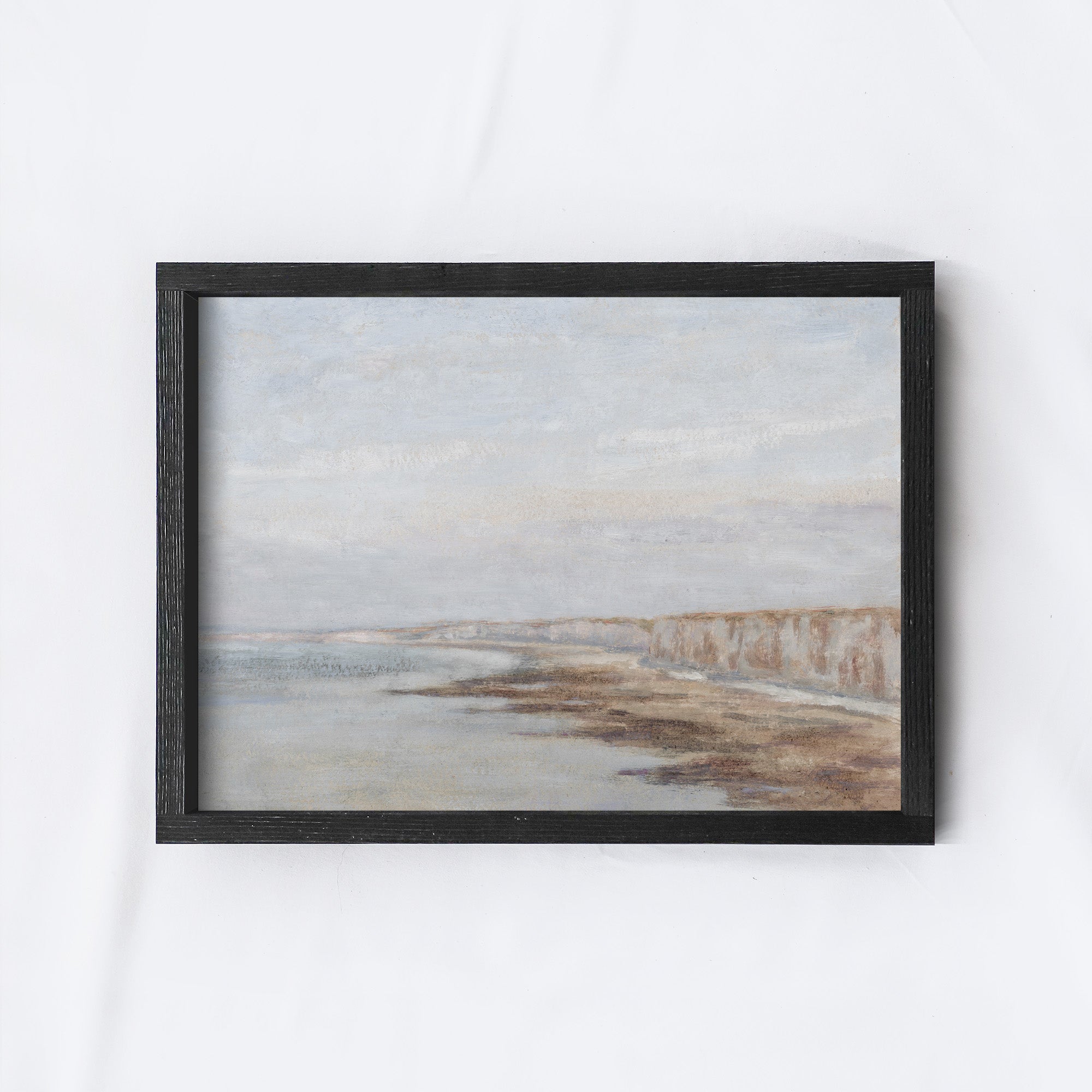 Vintage Neutral Beach Print | Coastal Wall Art A165