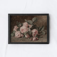 Flower Art Framed | Vintage Flower Print A168