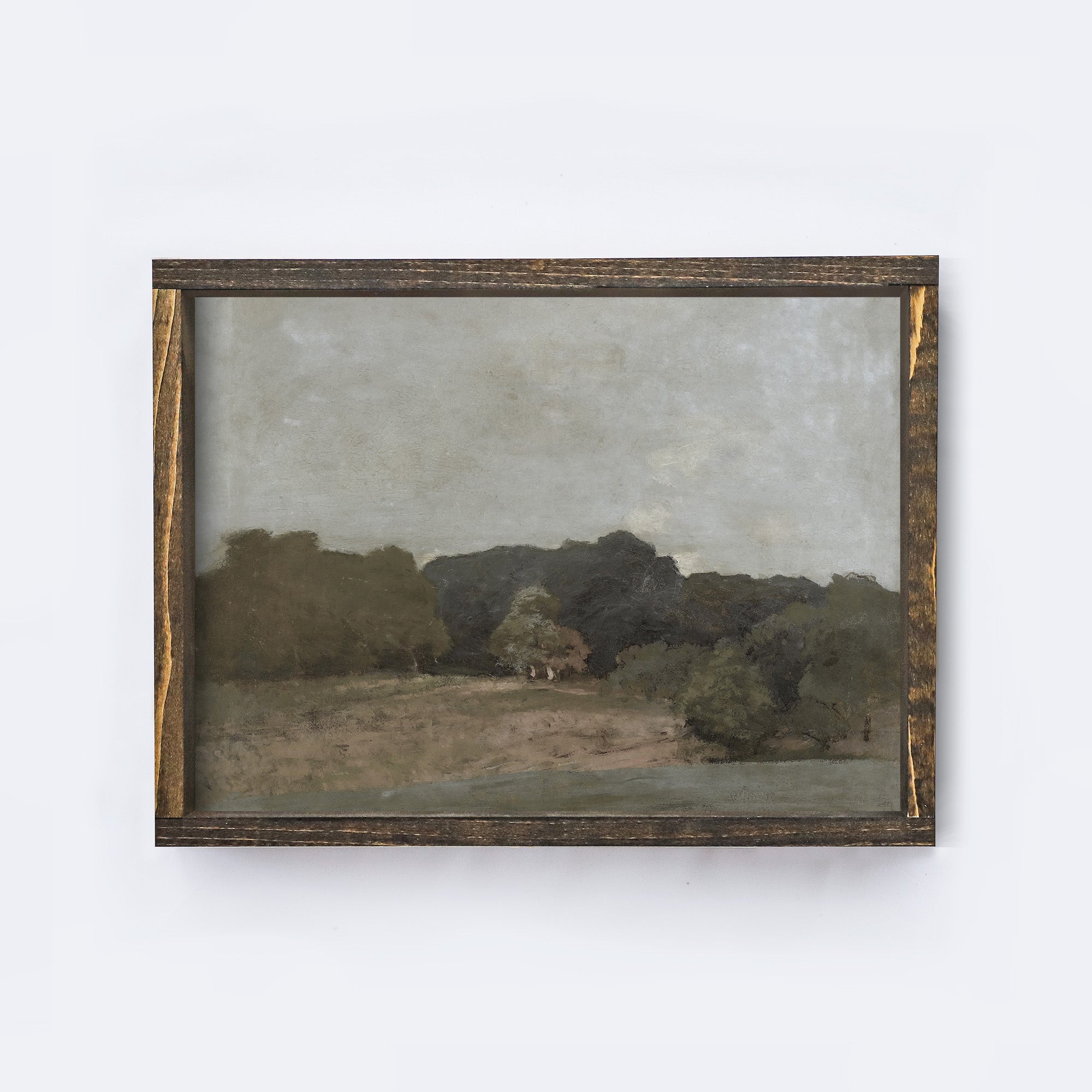 Landscape Drawing | Vintage Landscape Print A175