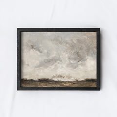 Vintage Landscape Painting Framed | Vintage Wall Art A193