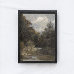 Abstract Landscape | Vintage Landscape Print A194