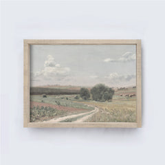 Countryside Wall Art | Vintage Landscape Country Print A200